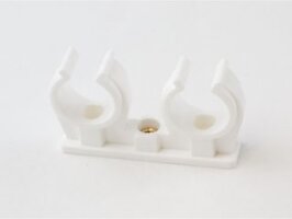 Rohr-Clips doppelt