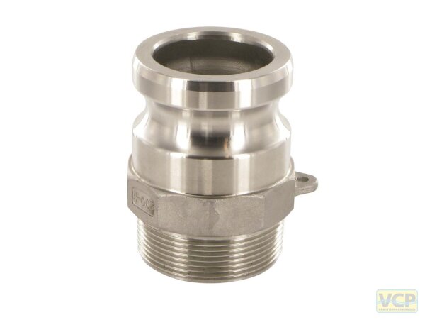 Kamlok-Schnellstecker Type F R 1/2" Ag Edelstahl (1.4401) nach MIL-A-A-59326A