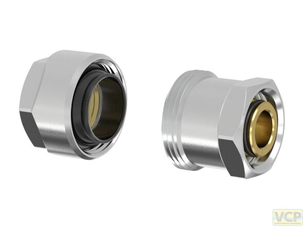 Schwarzrohradapter PLUS für 3/4" Eurokonus für 3/8" Rohr