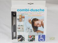Combi-Dusche chrom mit automatischem Umsteller 1/2"...