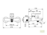 HANSABASIC Einhand-Wannenfüll- und Brausebatterie...