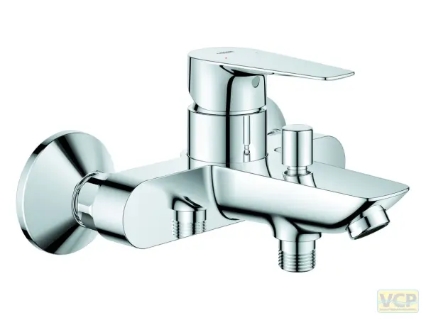 GROHE Einhand-Wannenbatterie BauEdge ohne Brausegarnitur...