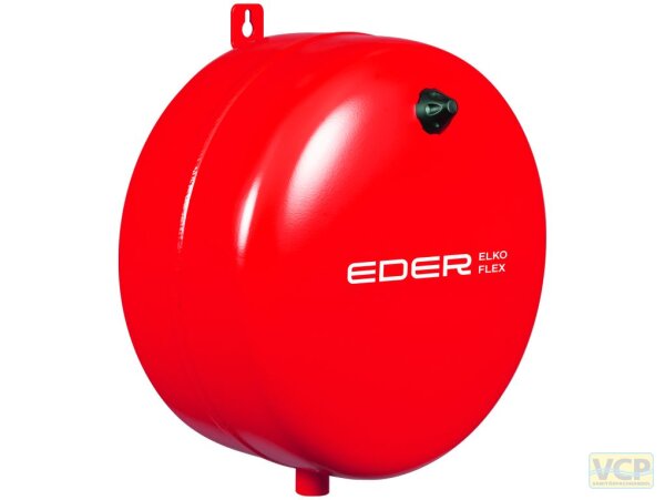 EDER Ausdehnungsgefäß elko-flex 35 lt. rot