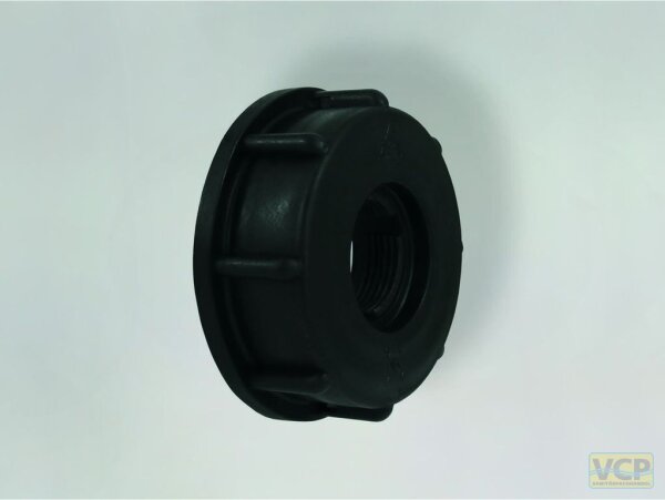 Fassdeckel IBC-Adapter S60 x 6 IG x 1/2" IG