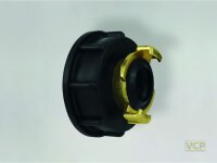 Fassdeckel IBC-Adapter S60 x 6 IG x 1/2" IG