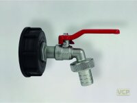 Fassdeckel IBC-Adapter S60 x 6 IG x 3/4" IG
