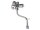 Wand-Zweigriffmischer Serie classic-line_2 für offene Mini-Durchlauferhitzer, in chrom