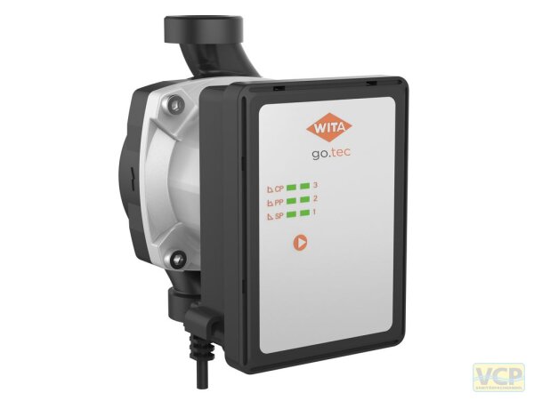 Pumpe WITA go.tec 40/60-15-130 L=130 mm, DN 15, G 1", 4+6 m (H)