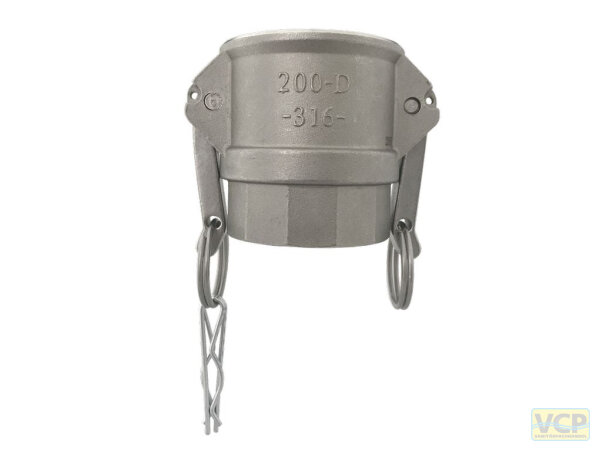 Kamlok-Schnellkupplung Type D G 3/4" Ig Edelstahl (1.4408) nach MIL-A-A-59326A