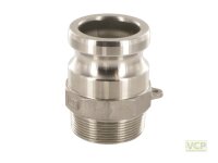 Kamlok-Schnellstecker Type F R 3/4" Ag Edelstahl...