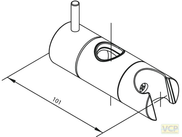 Damixa Rep-Set Gleiter, Fuer 19Mm D Stahl (Pvd)