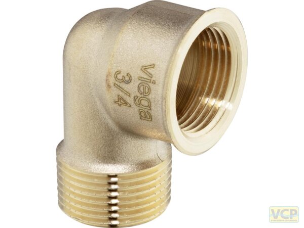 Winkel Rotguss blank 90° 5/4" Ig x Ag