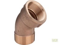 Winkel Siliziumbronze blank 45° 1/2" Ig x Ag