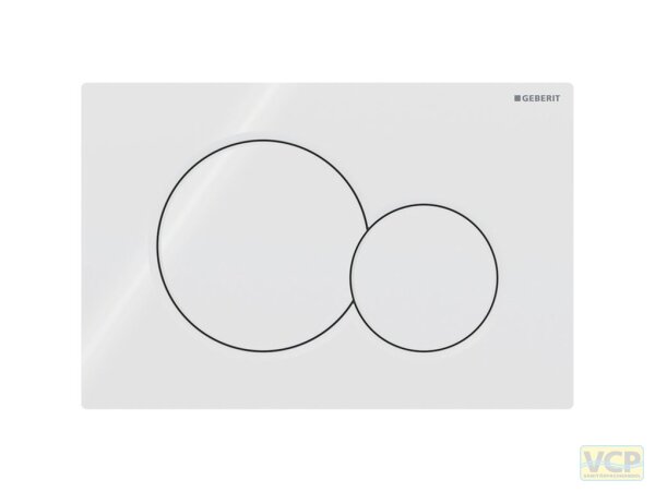GEBERIT Betätigungsplatte Sigma01 weiss-alpin, für 2-Mengen-Spülung