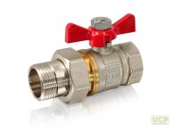 WESA Kugelhahn Messing 1" IG x 1" Verschraubung...