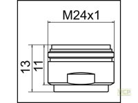 Honeycomb Clinic Strahlregler grün M24x1 Z=7.5-9...