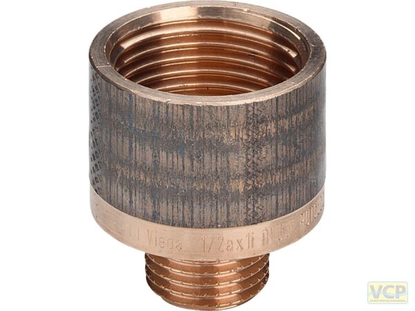 Reduzierstück Rotguss blank 3/8" Ag x 3/4" Ig