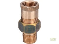 Rohrverschraubung Rotguss blank 3/4" Ig x Ag konisch...