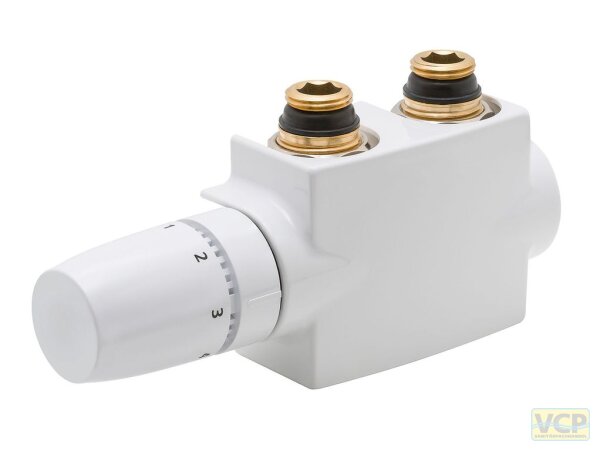Ventilhahnblock Quattro weiß inkl. THNF-H Fühler weiß