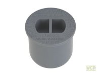 Airfit Griff-Stopfen DN32 HT mit Zangengriff grau