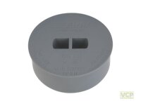 Airfit Griff-Stopfen DN75 HT mit Zangengriff grau