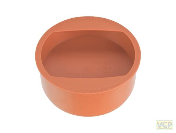 Airfit Griff-Stopfen DN110 KG mit Handgriff orange