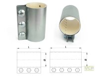 Rohrverbinder HL DN50 Ø54 mit Gummidichtung...