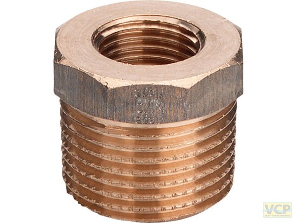 Reduzierstück Rotguss blank 4" x 3"