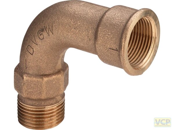 Bogen Rotguss blank 6/4" Ig x Ag
