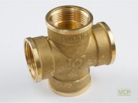 Kreuzstück Messing blank 3/4"