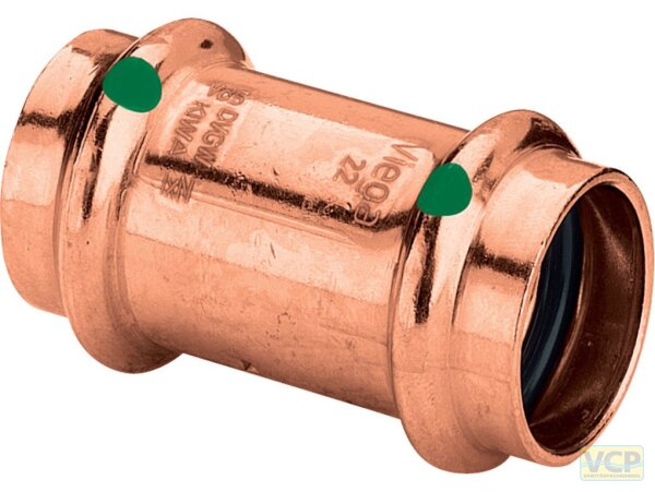 Viega Muffe mit SC Profipress 2415 in 42mm Kupfer