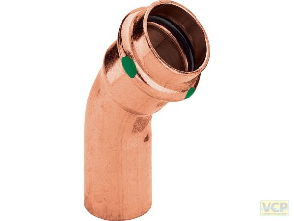 Viega Bogen 45 Grad mit SC Profipress 2426.1 in 12mm Kupfer
