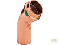 Viega Bogen 45 Grad mit SC Profipress 2426.1 in 22mm Kupfer