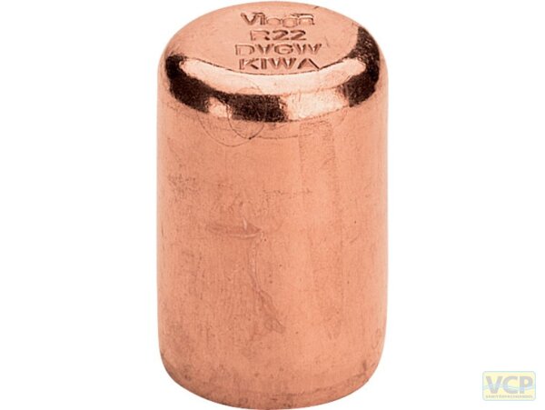 Viega Endverschlussstück mit SC Profipress 2457 in 28mm Kupfer