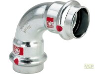 Viega Bogen 90 Grad mit SC Prestabo 1116 in 15mm Stahl...