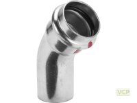 Viega Bogen 45 Grad mit SC Prestabo 1126.1 in 28mm Stahl...