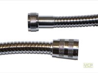 Agraff-Brauseschlauch Edelstahl verchromt 1/2"KM x...