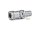 Nito-Steckkupplung 1/2"-System Messing chrom mit 3/4" Tülle mit Stopp