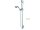 Brause-Set Modern chrom 25/ 60cm mit Duo Handbrause und Brauseschl.