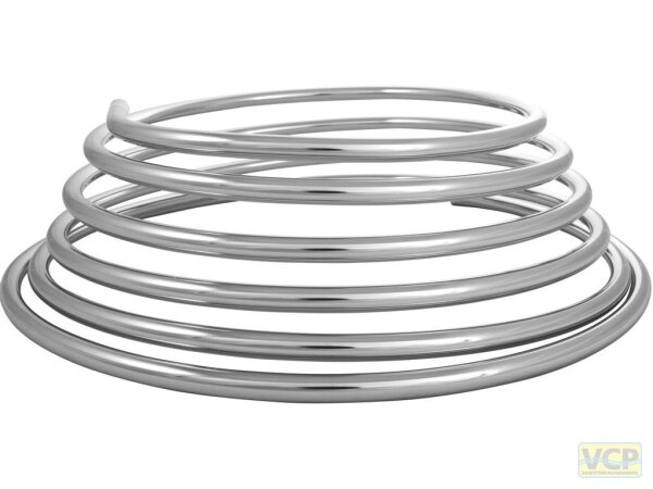 Kupferrohr Ring 5lfm x 8mm verchromt