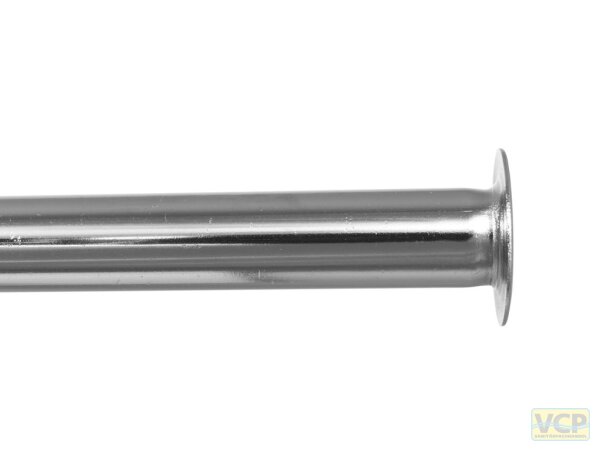 Kupferrohr 12mm x 1.000 mm verchromt, mit Bördel