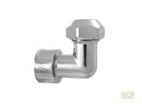 Kupplung Winkelform 1/2" Ig x 16mm QV verchromt