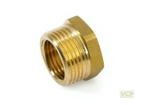 Reduzierstück Messing blank 3/4"Ag x1/2"Ig