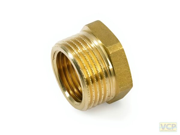 Reduzierstück Messing blank 6/4"Ag x 5/4"Ig