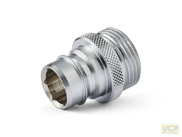 Nito-Gewindestecker 3/4"-System Messing chrom mit...