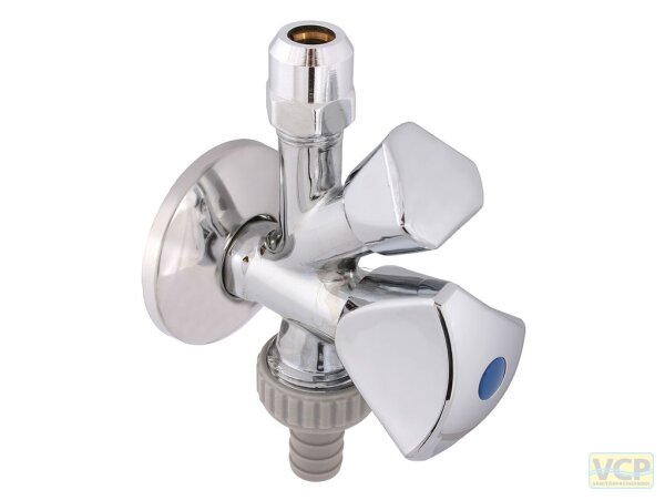 Doppelspindelventil 1/2" mit RV.
