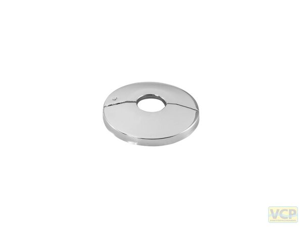 Klapprosette 3/4" 27mm Messing chrom