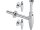 Eleganta WT.Siphon 5/4" chrom Set 3