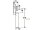 Urinal-Absaug-Siphon DN50 für senkrechten Ablauf