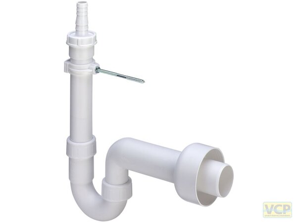 Aufputz-Siphon 6/4" DN40 mit Schlauchtülle